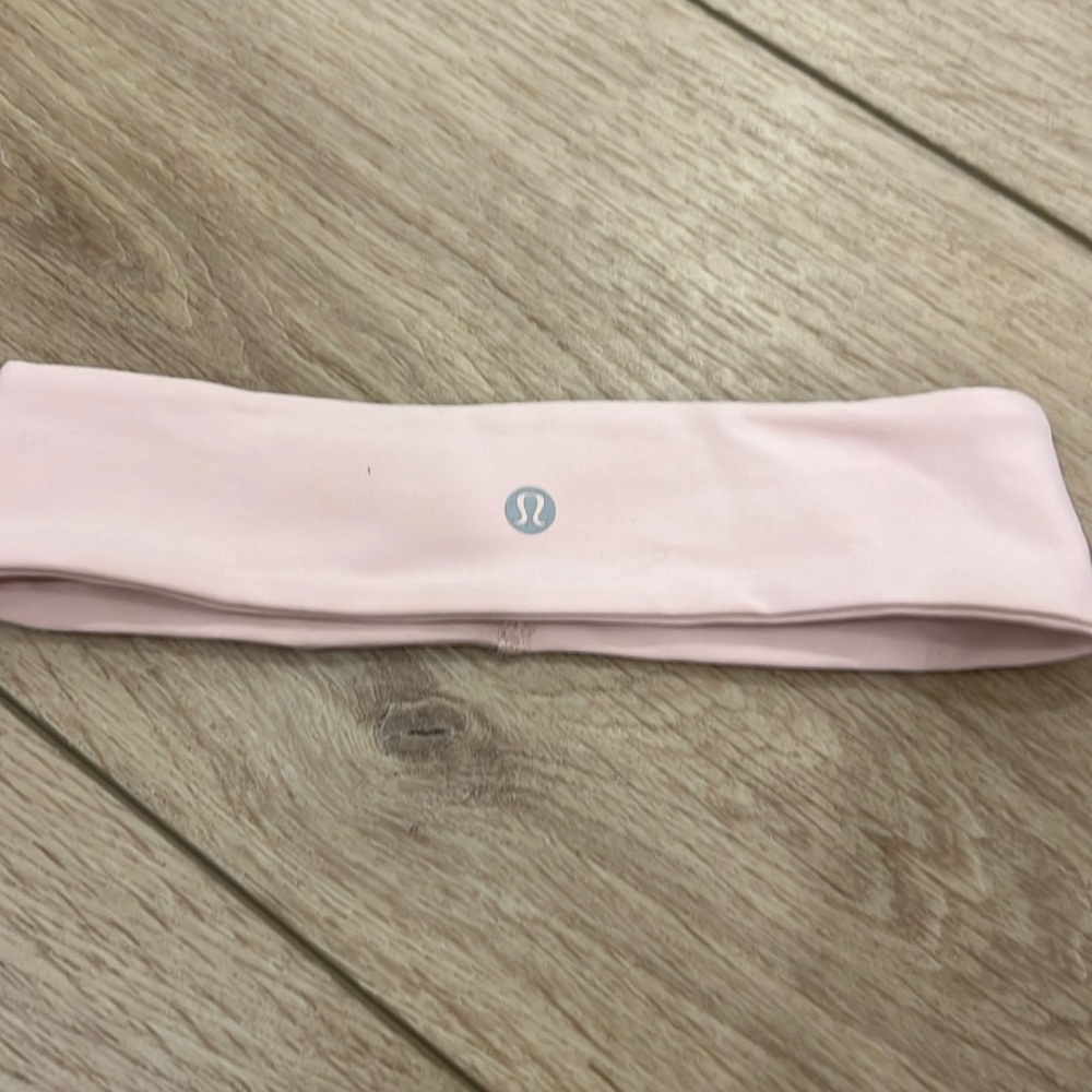 pink lululemon head band